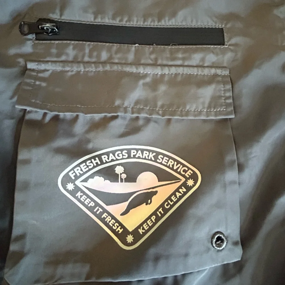 FRESH Florida Rags Men's Gray Swim Board Shorts with Cargo Pocket